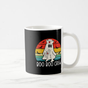 Retro Ghost Boo Boo Crew Women Nurses Fun Hallowee Kaffeetasse