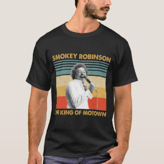 Retro gibt Smokey Robinson, der König von Motown T-Shirt