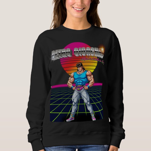 Retro Gigachad  Sweatshirt (Vorderseite)