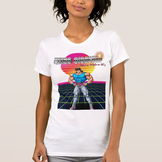 Retro Gigachad  T-Shirt (Vorderseite)