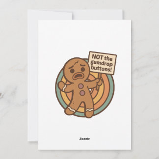 Retro-Gingerbread-Weihnachtskarte – Süße Feiertags Feiertagskarte