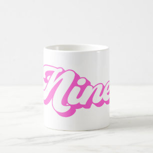 Retro Girl 9. Geburtstag Kaffeetasse