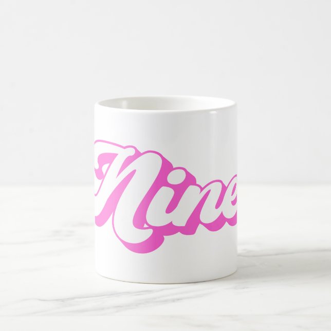 Retro Girl 9. Geburtstag Kaffeetasse (Mittel)