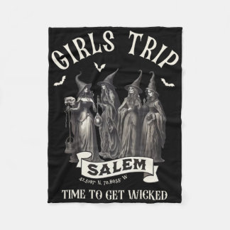Retro Girls Trip Salem 1692 sie vermissten eine He Fleecedecke