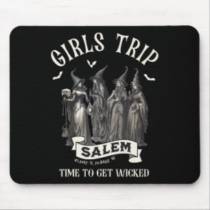 Retro Girls Trip Salem 1692 sie vermissten eine He Mousepad