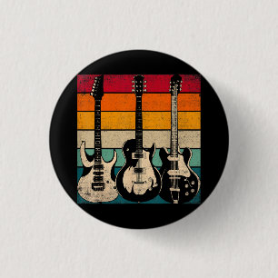 Retro Gitarre Button