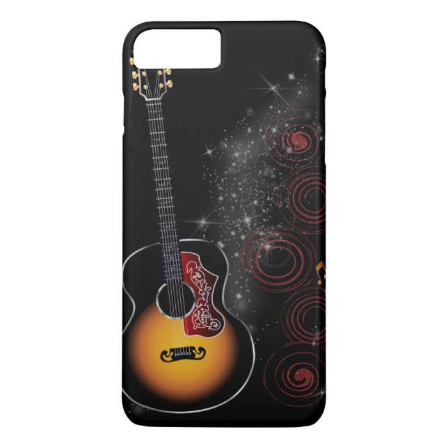 Retro-Gitarre Case-Mate iPhone Hülle (Rückseite)