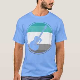 Retro-Gitarre für Musiker Männer Frauen Lehrermusi T-Shirt