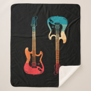 Retro Gitarre Gitarrist Electric Bass Gitarre Rock Sherpadecke