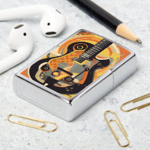 Retro-Gitarren-Illustration