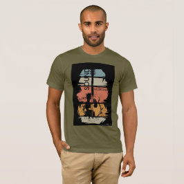 Retro-Gitarren-Sound-Musiker-T-Shirt  T-Shirt