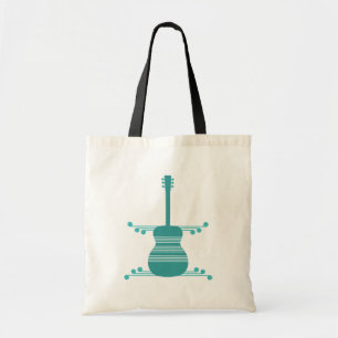 Retro Gitarren-Tasche, aquamarin Tragetasche