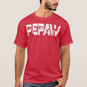 Retro Gitarrist Pepaw Gitarrenvater Day Mu T-Shirt