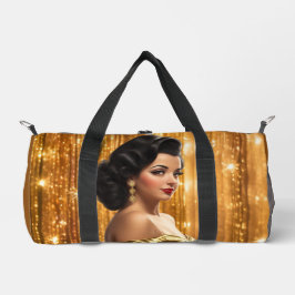 Retro Glam Girls (Ana Maria) Duffle Bag