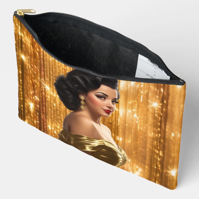 Retro Glam Girls (Ana Maria) Zubehörtasche (Offen)