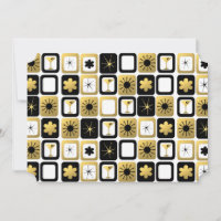 Retro Glamour Gold Foto Cards