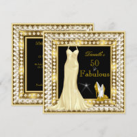 Retro Glamour Hollywood Fabulous 50 Gold Deko