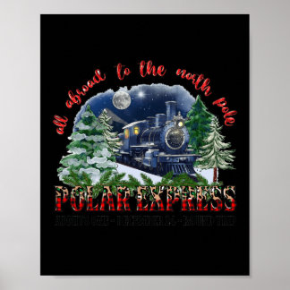 Retro Glaube Bahn Nordpol Polar Express Alles A Poster