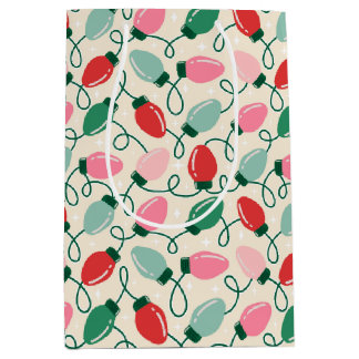 Retro Glow Lights Mittlere Geschenktüte