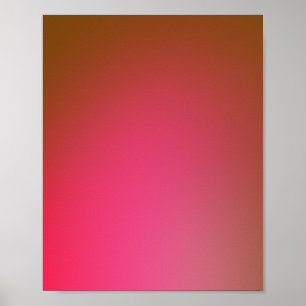 Retro Glowy Gradient Poster