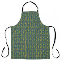 Retro-Gold geometrische Art Deco Vintage-Muster