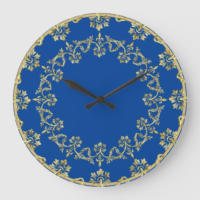 Retro Gold große Uhr (Vorderseite)