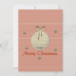 Retro Gold Holiday Vibe Feiertagskarte