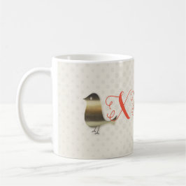Retro Gold Holiday Vibe Kaffeetasse