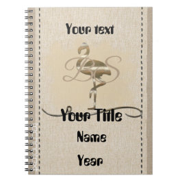 Retro Gold Holiday Vibe Notizblock