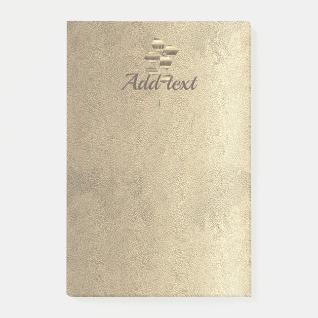 Retro Gold Holiday Vibe Post-it Klebezettel (Vorderseite)