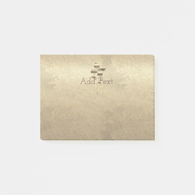 Retro Gold Holiday Vibe Post-it Klebezettel (Vorderseite)