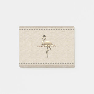Retro Gold Holiday Vibe Post-it Klebezettel