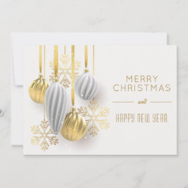 Retro Gold Silver Ornamente Weihnachten