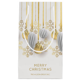 Retro Gold und Silber Weihnachtsschmuck Kleine Geschenktüte