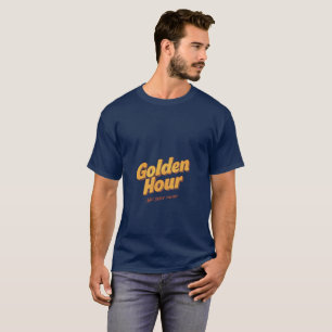 Retro Golden Hour - 90er Ästhetik Groovy Typograph T-Shirt