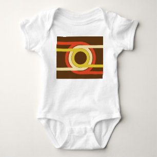 Retro Golden Ratio inspiriert Design. Baby Strampler