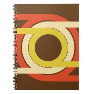 Retro Golden Ratio inspiriert Design. Notizblock