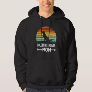Retro Golden Retriever Mama Gönnt Golden Retriever Hoodie