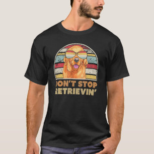 Retro Golden Retriever nicht abrufen T-Shirt