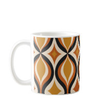 Retro Golden Waves Tasse