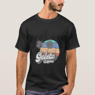 Retro Goleta California CA Vintag Beach Surf V Ne T-Shirt