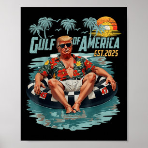 Retro Golf of US America Est 2025 American Gulf U Poster
