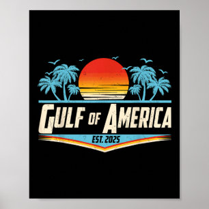 Retro Golf of US America Est 2025 American Gulf U Poster