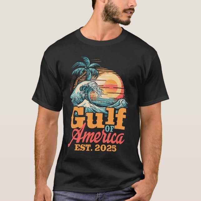 Retro-Golf von Amerika nach dem Shirt von 2025 (Vorderseite)