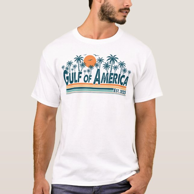 Retro-Golf von Amerika nach dem Shirt von 2025 (Vorderseite)