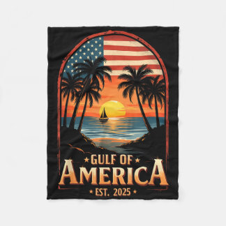 Retro Golf von Amerika Ostküste 2025 Flaggenküste  Fleecedecke