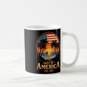 Retro Golf von Amerika Ostküste 2025 Flaggenküste Kaffeetasse
