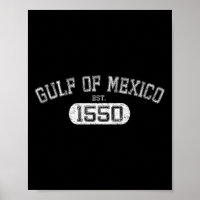 Retro Golf von Mexiko Est 1550 mexikanische Flagge