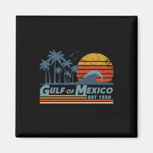 Retro Golf von Mexiko Est 1550 Vintager Strand Magnet