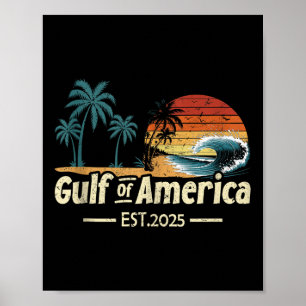 Retro Golf Von Uns Amerika 2025 Amerikanische Flag Poster